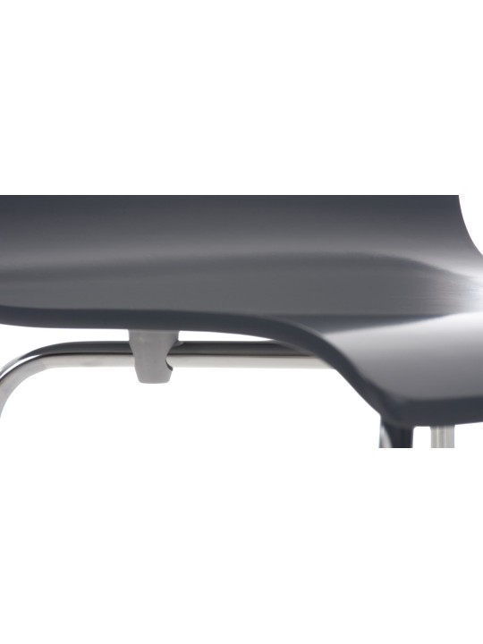 Sæt med 4 Pepe besøgsstole, grå