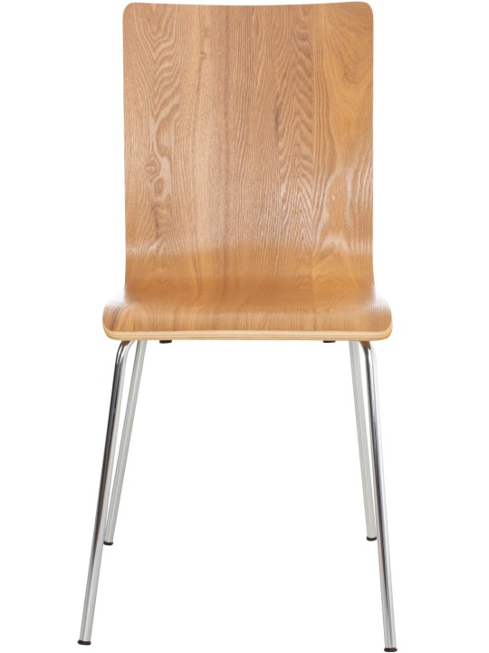 Sæt med 4 Pepe besøgsstole, eg