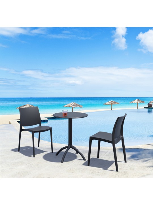 Stol MAYA, sort Stol MAYA, sort