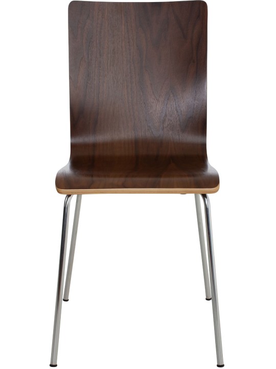 Sæt med 2 Pepe besøgsstole, valnød