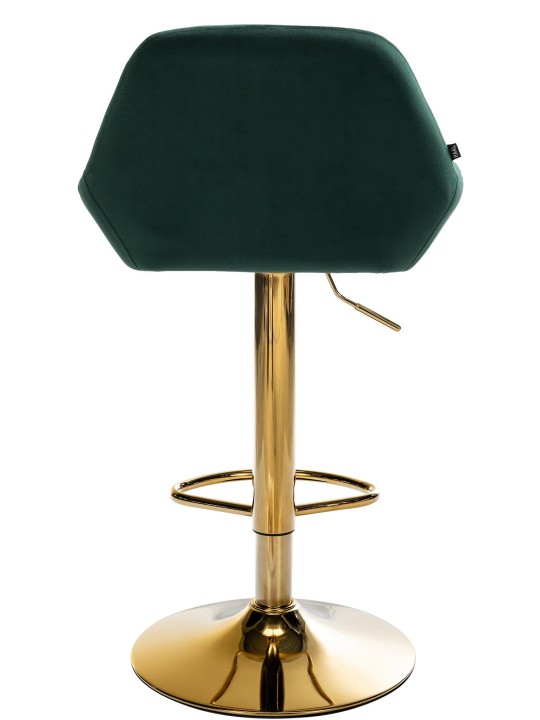 Barstol Braga Gold Velvet, mørkegrøn