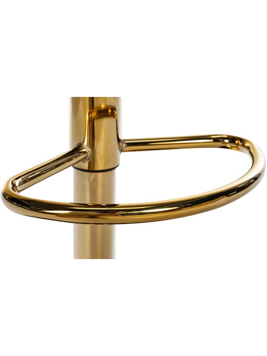 Sæt med 2 barstole Braga Gold Velvet, blå