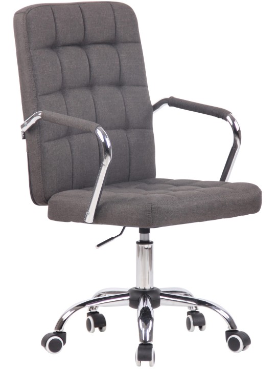 Kontorstol Terni stof, mørkegrå