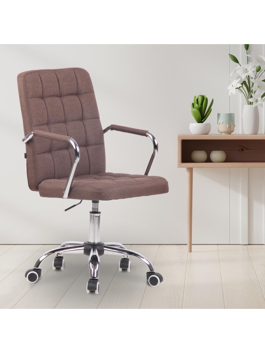 Kontorstol Terni stof, brun