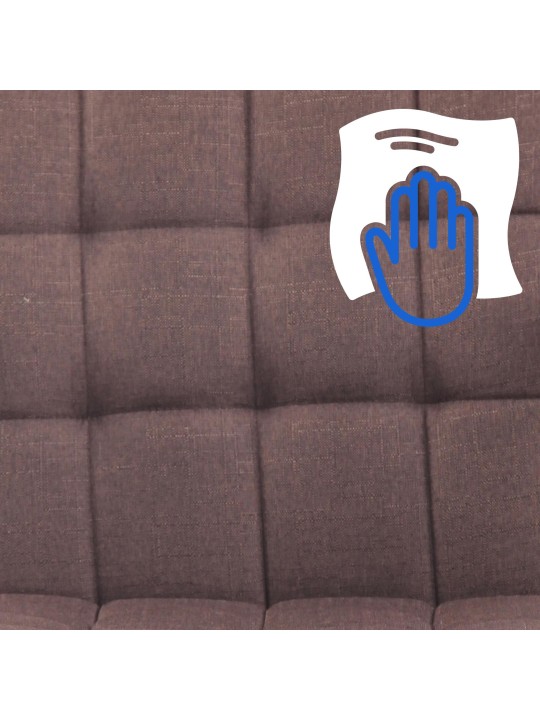 Kontorstol Terni stof, brun