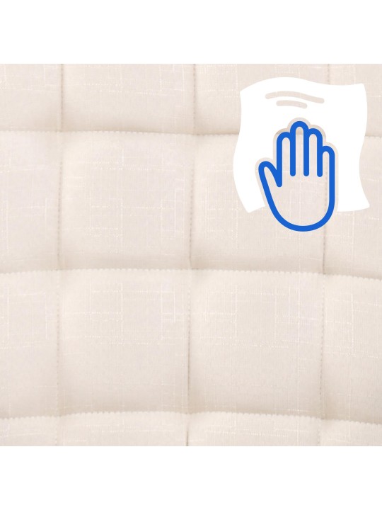 Kontorstol Terni stof, creme