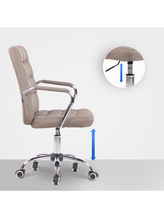 Kontorstol Terni stof, taupe