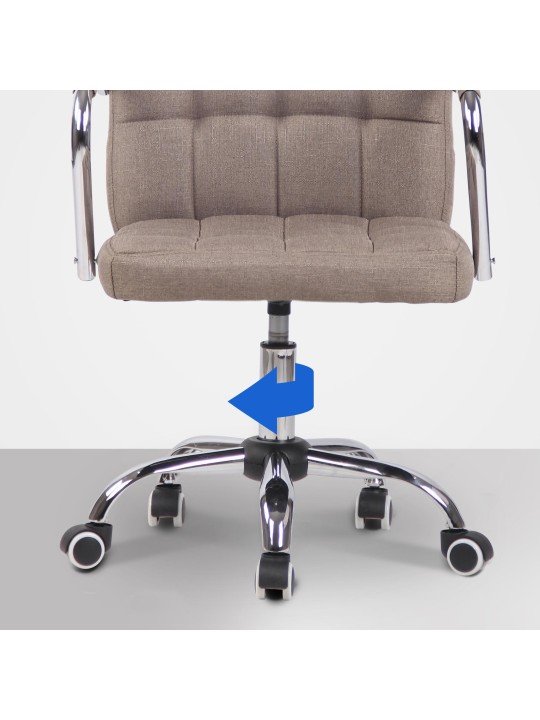 Kontorstol Terni stof, taupe