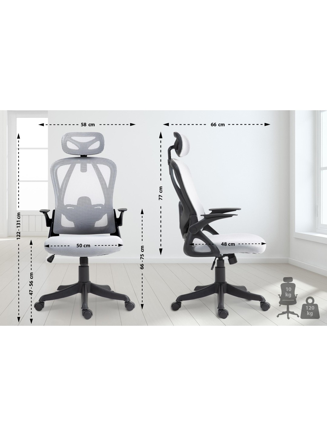 Kontorstol Taos, grå