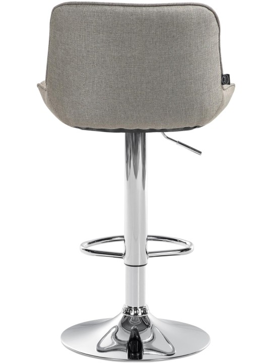 Sæt med 2 barstole Vonore stof krom, taupe Sæt med 2 barstole Vonore stof krom, taupe