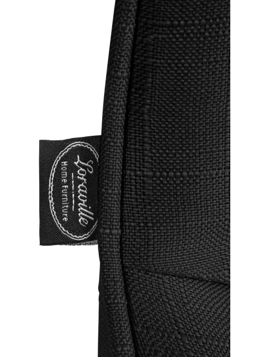 Sæt med 2 barstole Vonore stof krom, sort