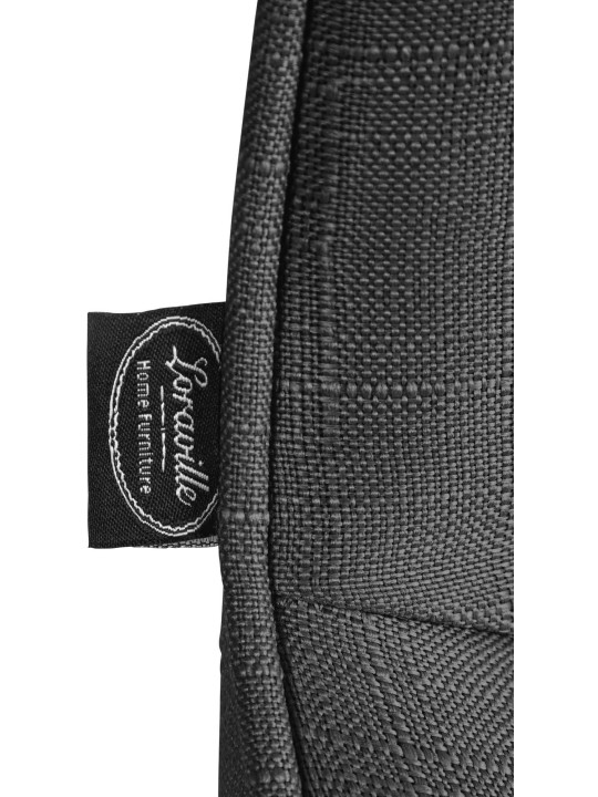 Sæt med 2 barstole Vonore stof krom, mørkegrå