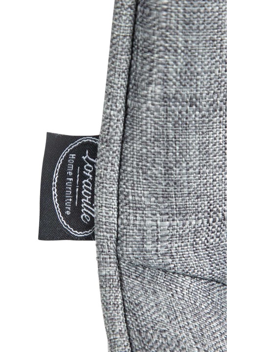 Sæt med 2 barstole Vonore stof, grå