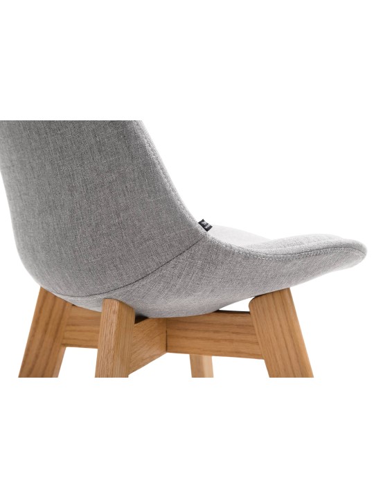 Barstol Cannes stof Natura, grå