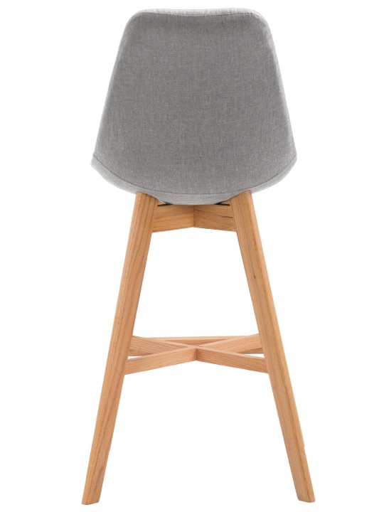 Barstol Cannes stof Natura, grå