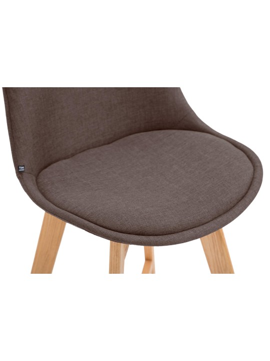 Barstol Cannes stof Natura, brun Barstol Cannes stof Natura, brun