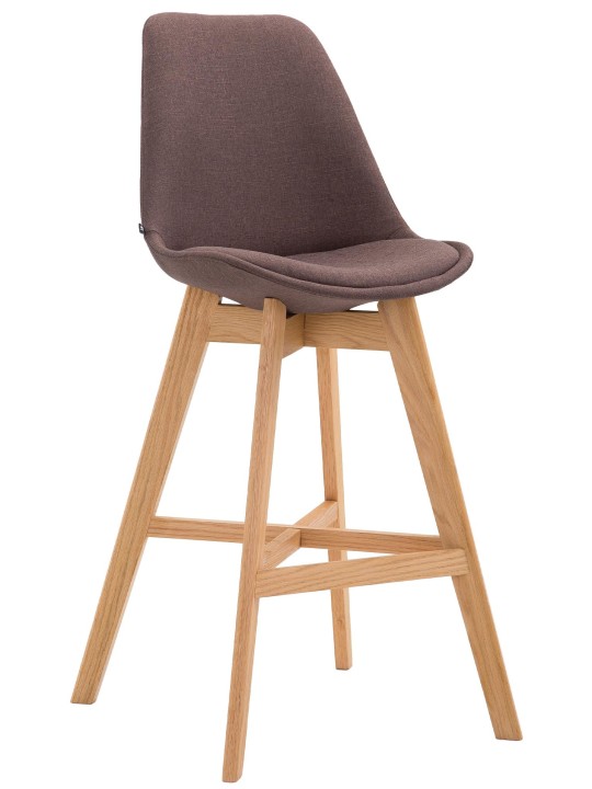 Barstol Cannes stof Natura, brun Barstol Cannes stof Natura, brun
