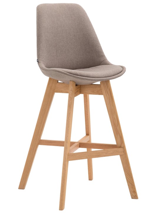 Barstol Cannes stof Natura, taupe Barstol Cannes stof Natura, taupe