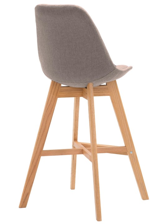 Barstol Cannes stof Natura, taupe Barstol Cannes stof Natura, taupe