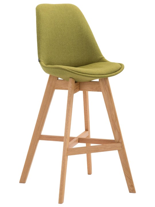 Barstol Cannes stof Natura, grøn