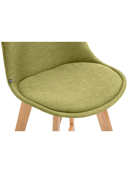 Barstol Cannes stof Natura, grøn