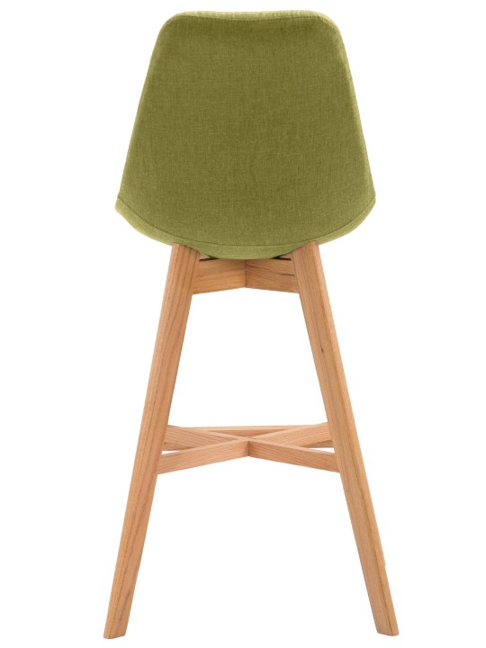 Barstol Cannes stof Natura, grøn