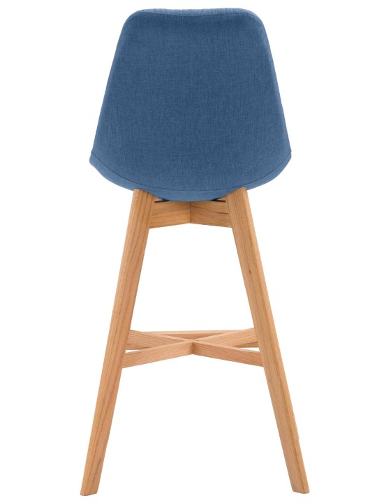 Barstol Cannes stof Natura, blå