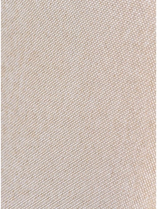 Sæt med 2 spisestuestole Foley stof, eg/creme