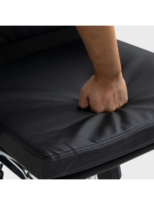 Kontorstol Cleveland imiteret læder, sort Kontorstol Cleveland imiteret læder, sort