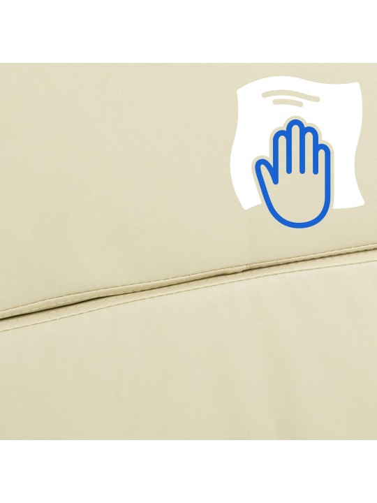 Kontorstol Cleveland imiteret læder, creme Kontorstol Cleveland imiteret læder, creme