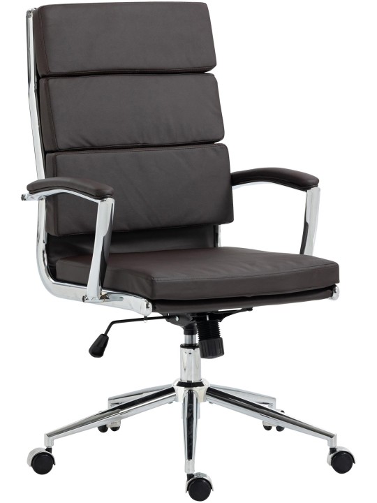 Kontorstol Cleveland imiteret læder, brun Kontorstol Cleveland imiteret læder, brun