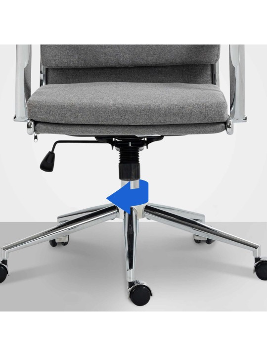 Kontorstol Cleveland stof, grå Kontorstol Cleveland stof, grå