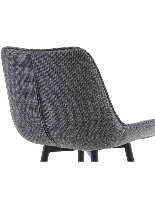 Sæt med 2 barstole Dartford stof, mørkegrå Sæt med 2 barstole Dartford stof, mørkegrå