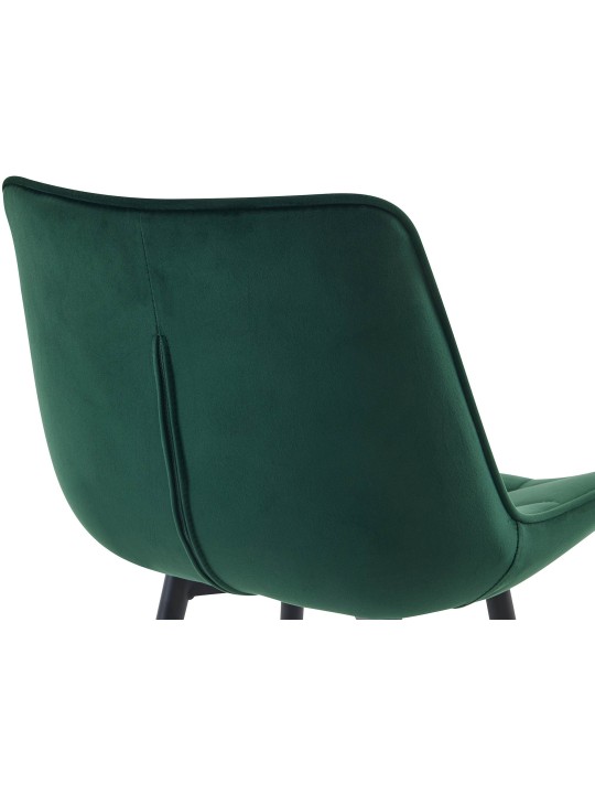 Sæt med 2 barstole Dartford velvet, grøn Sæt med 2 barstole Dartford velvet, grøn