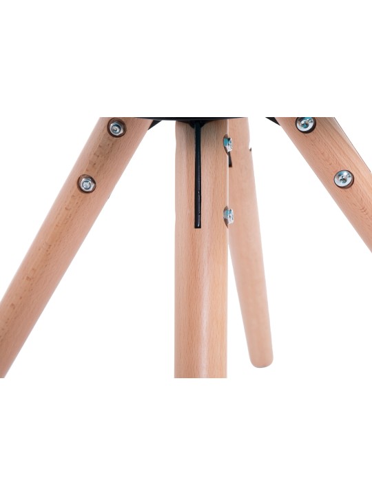 Besøgsstol Laval Natura rund, grå