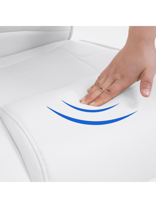 Besøgsstol Attila, hvid