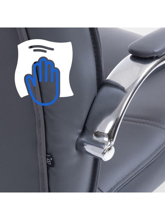 Sæt med 2 stole Attila, grå