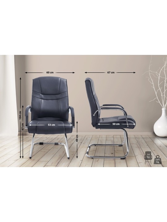 Sæt med 2 stole Attila, grå