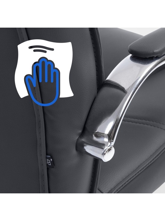 Sæt med 2 stole Attila, sort Sæt med 2 stole Attila, sort