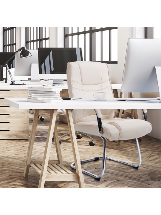 Sæt med 2 stole Attila, creme Sæt med 2 stole Attila, creme