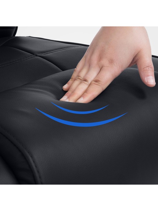 Sæt med 2 stole Attila, sort/sort