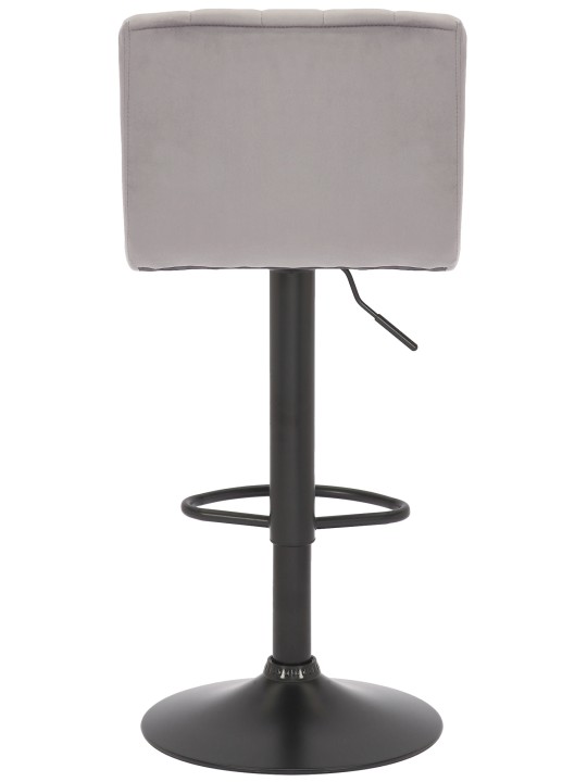 Barstol Jamie velvet, grå