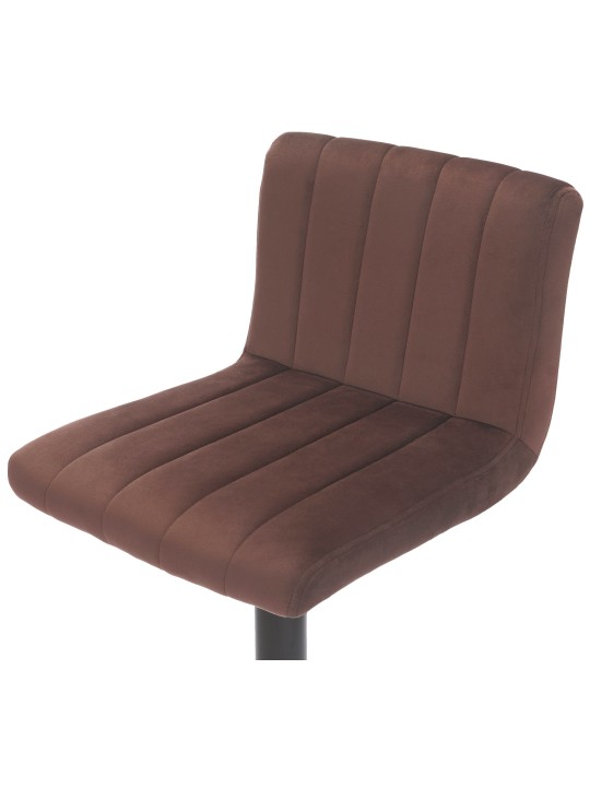 Barstol Jamie velvet, brun