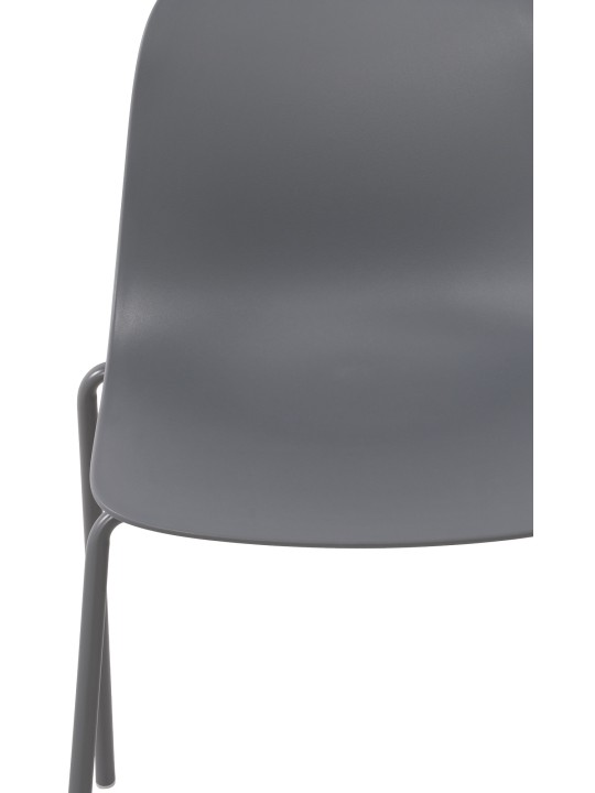 Stol Hardin, mørkegrå