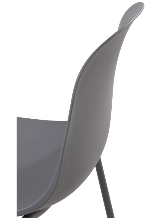 Stol Hardin, mørkegrå