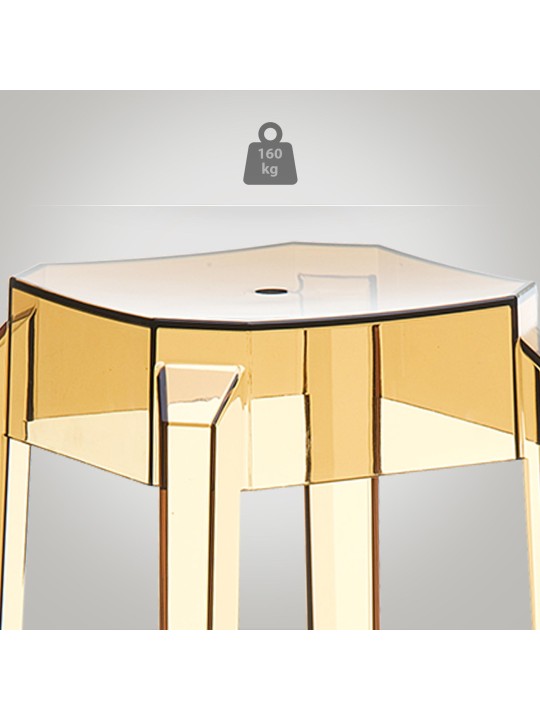 Barstol Ræv, gennemsigtig, rav