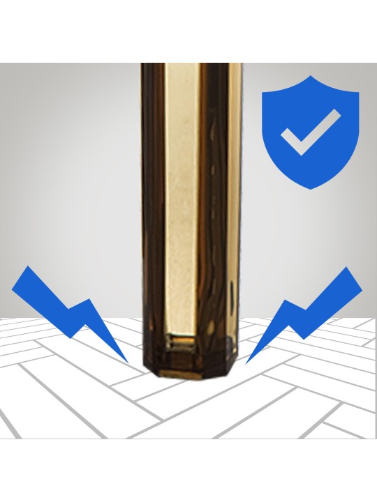 Barstol Ræv, gennemsigtig, rav