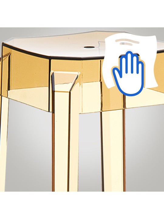 Barstol Ræv, gennemsigtig, rav