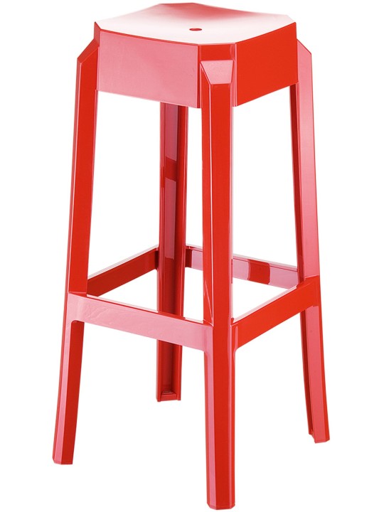 Barstol Fox, rød Barstol Fox, rød