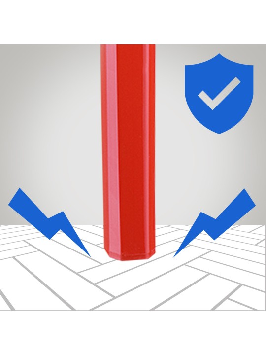 Barstol Fox, rød Barstol Fox, rød